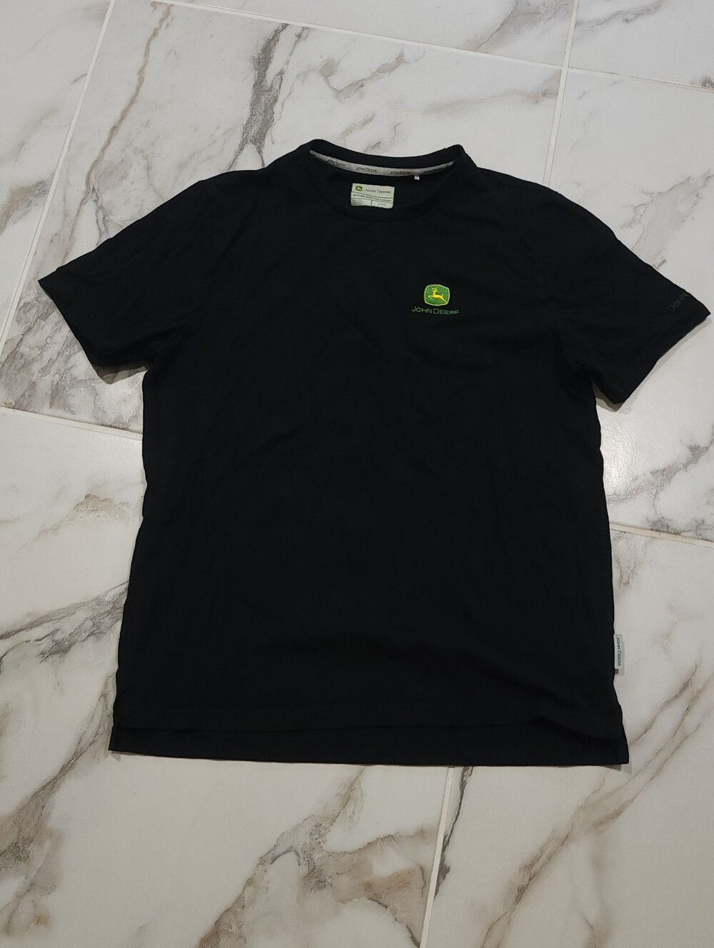 John Deere Black Logo Tee - Men
